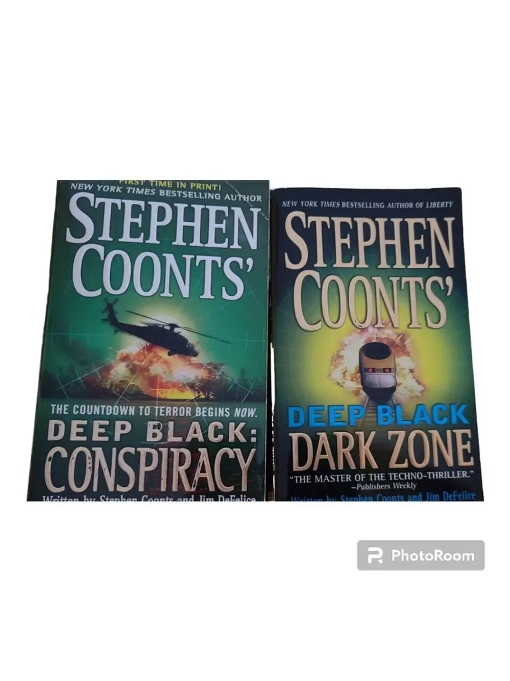 Stephen Coonts Deep Black Series Thriller Books Set